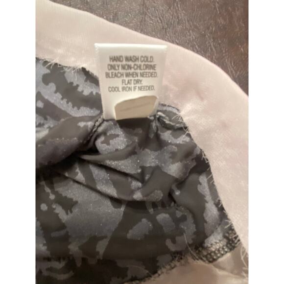 Burnout Mesh Pink Charcoal Semi-Sheer Layered Long Sleeve Top Whimsigoth Moody - Picture 8 of 8